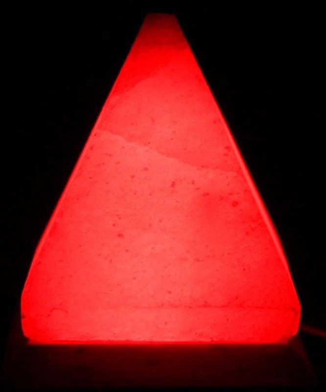 USB Pyramid Salt Lamp - 9 cm (multi)
