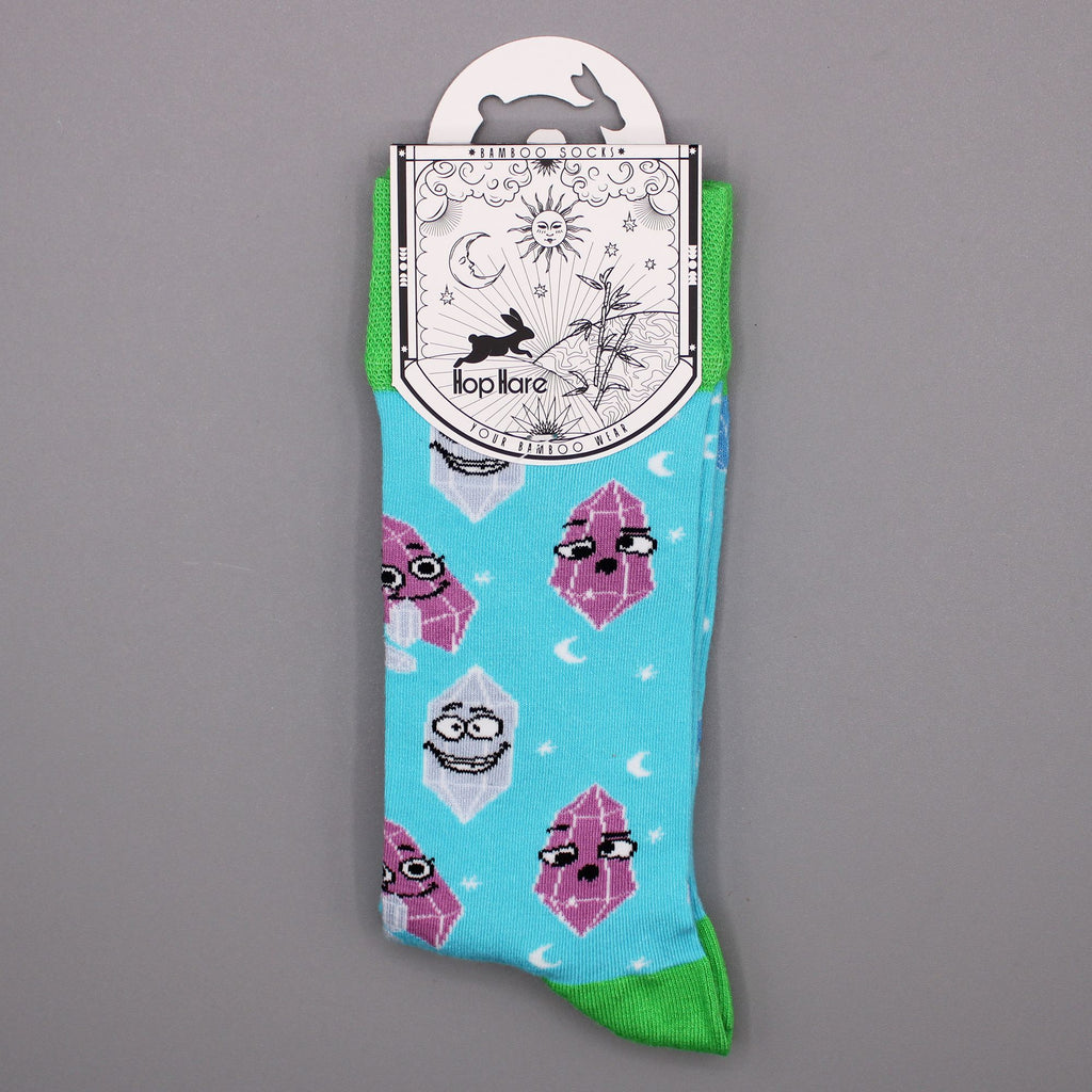 Hop Hare Bamboo Socks M/L - Lucky Gemstones
