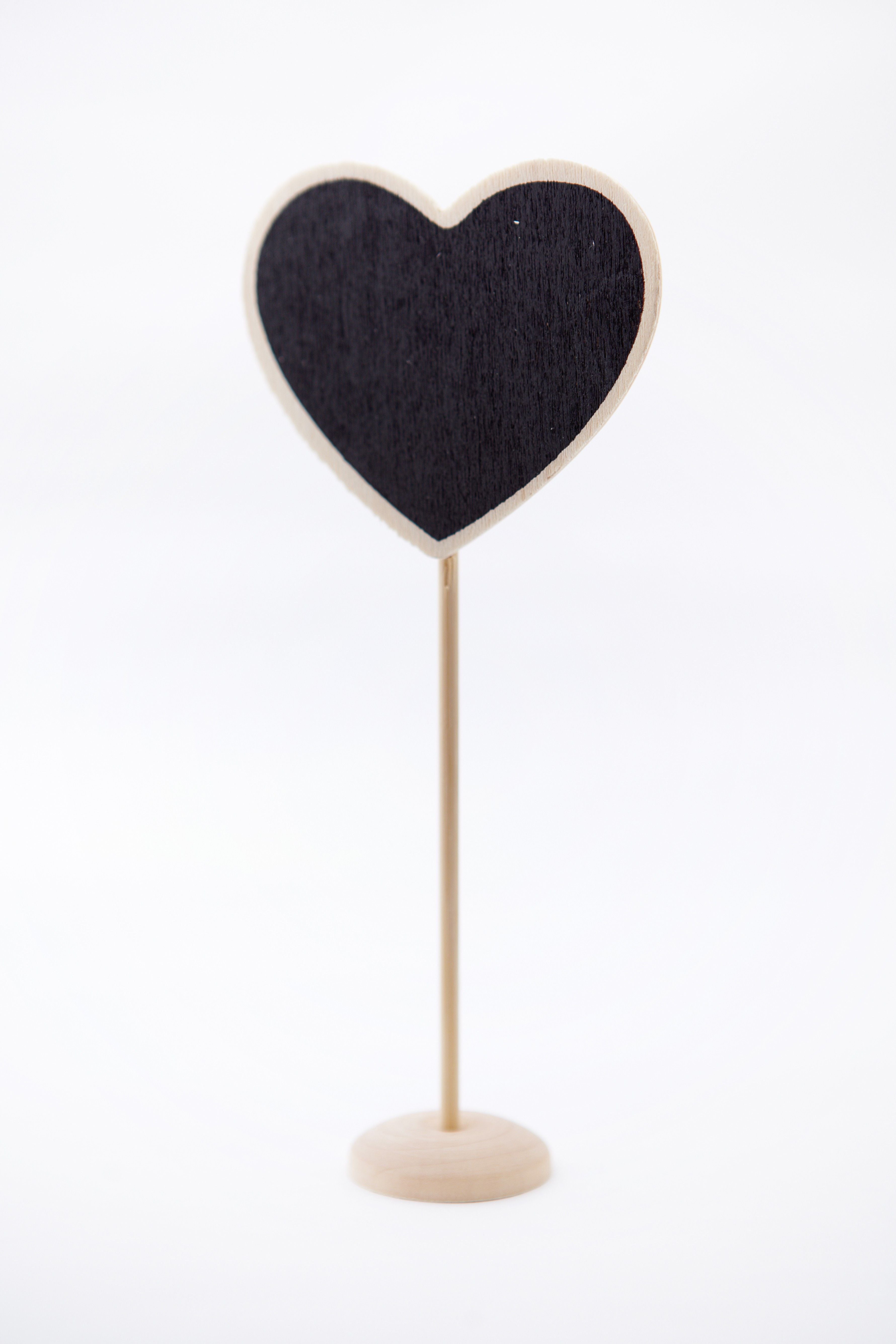 Mini Blackboard Heart on Stand
