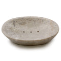 Classic Oval Cream Marble Soap Dish - Bobobiy
