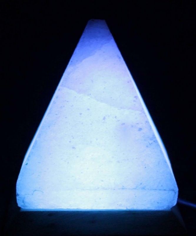 USB Pyramid Salt Lamp - 9 cm (multi)