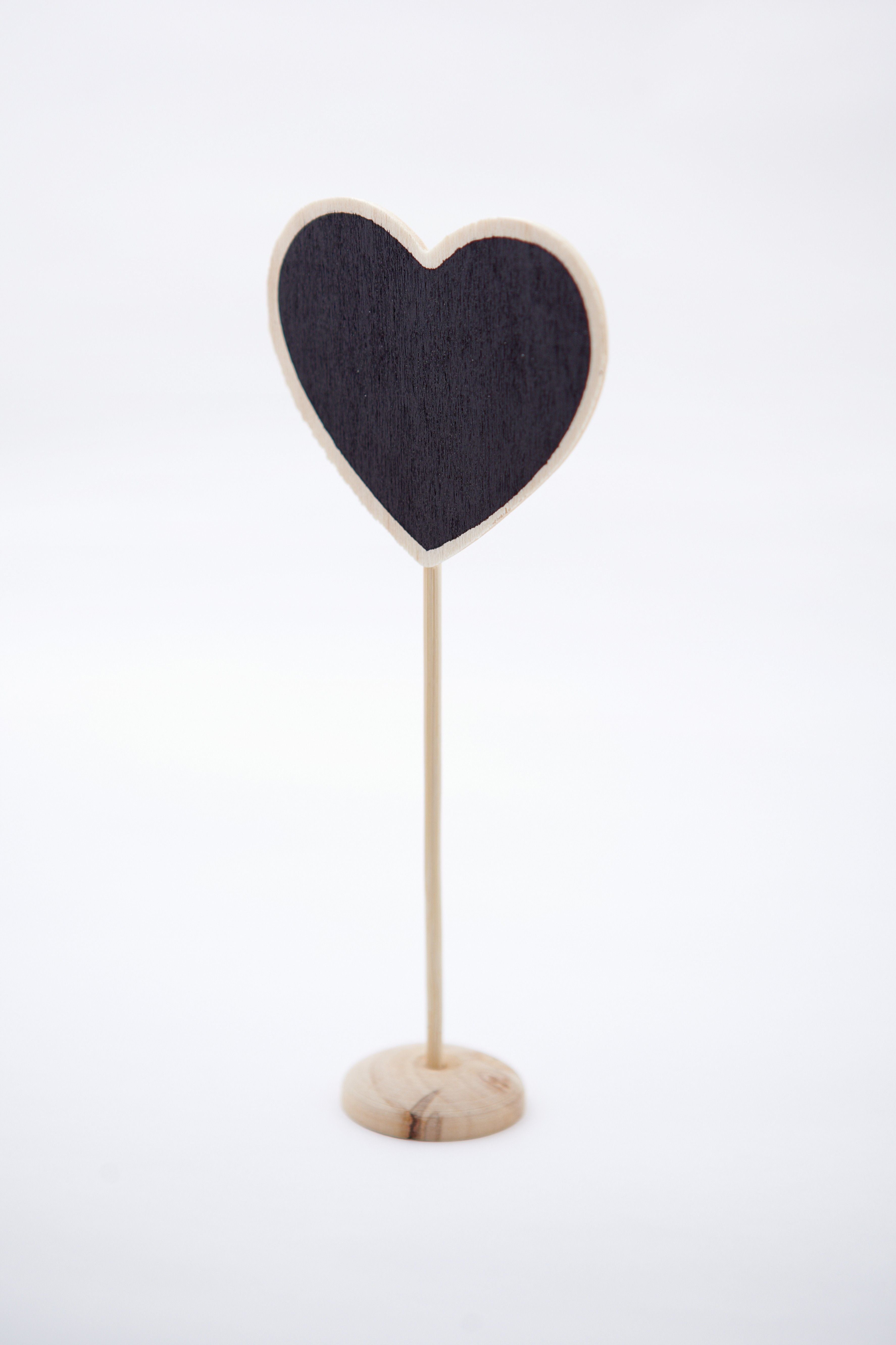 Mini Blackboard Heart on Stand