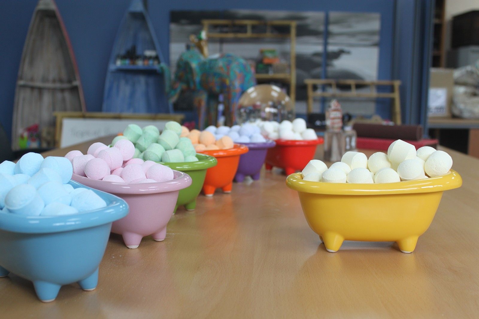 Ceramic Mini Bath - Lemon