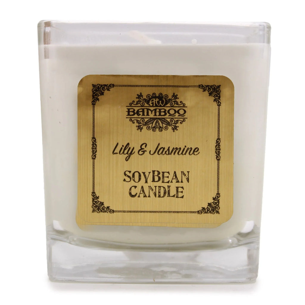 Soybean Jar Candles - Lily & Jasmine - Bobobiy