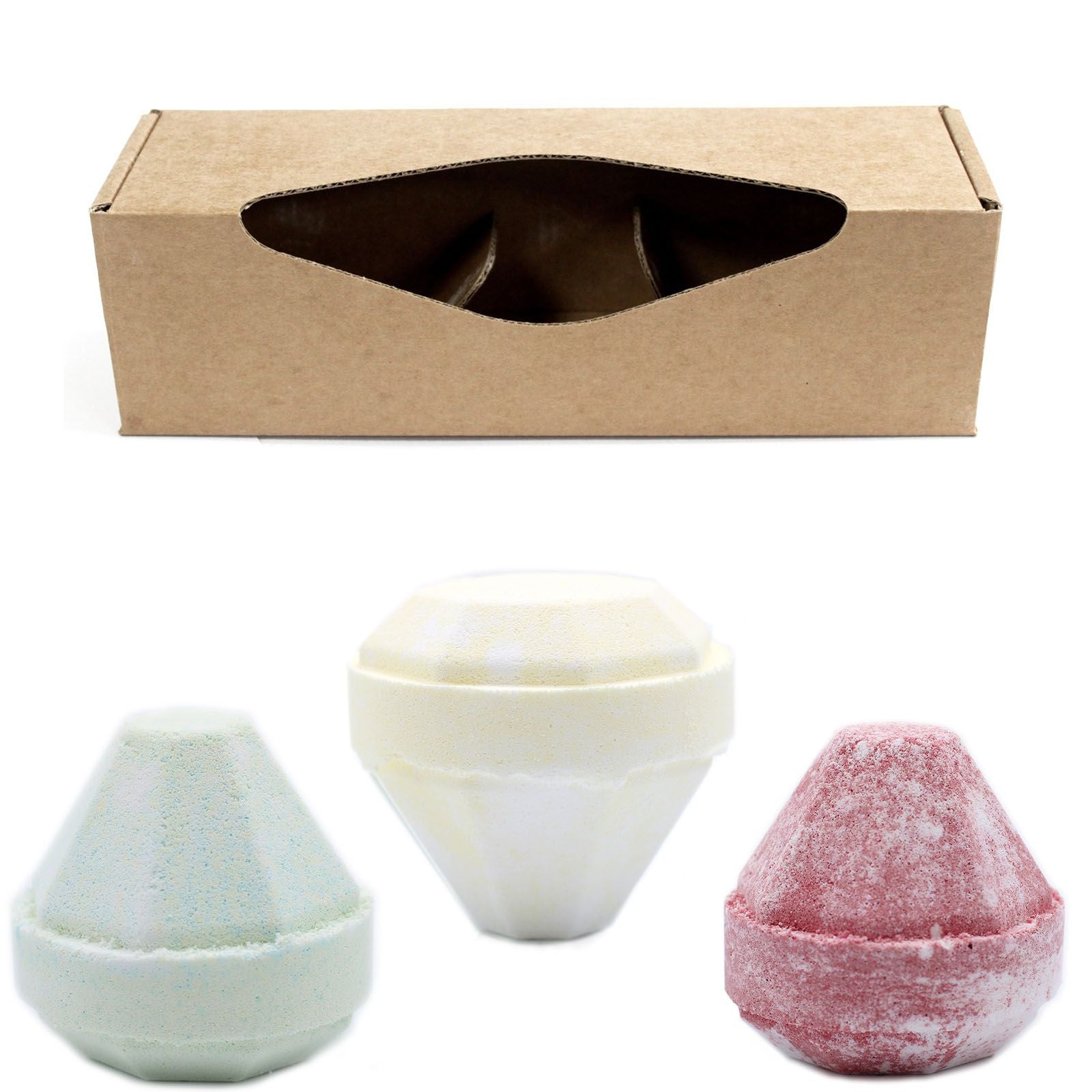 Set Of 3 Gemstone Bathbombs Gift Pack - Mix 2