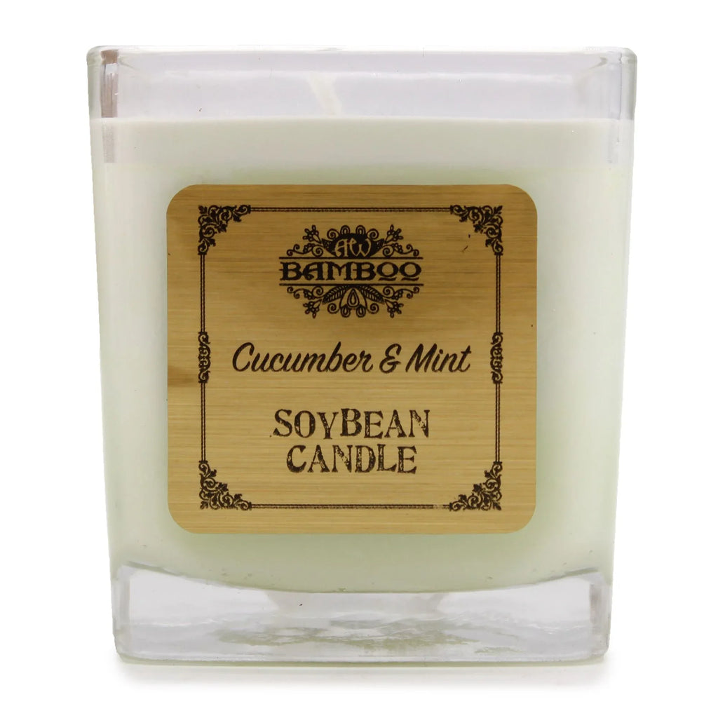 Soybean Jar Candles - Cucumber & Mint - Bobobiy
