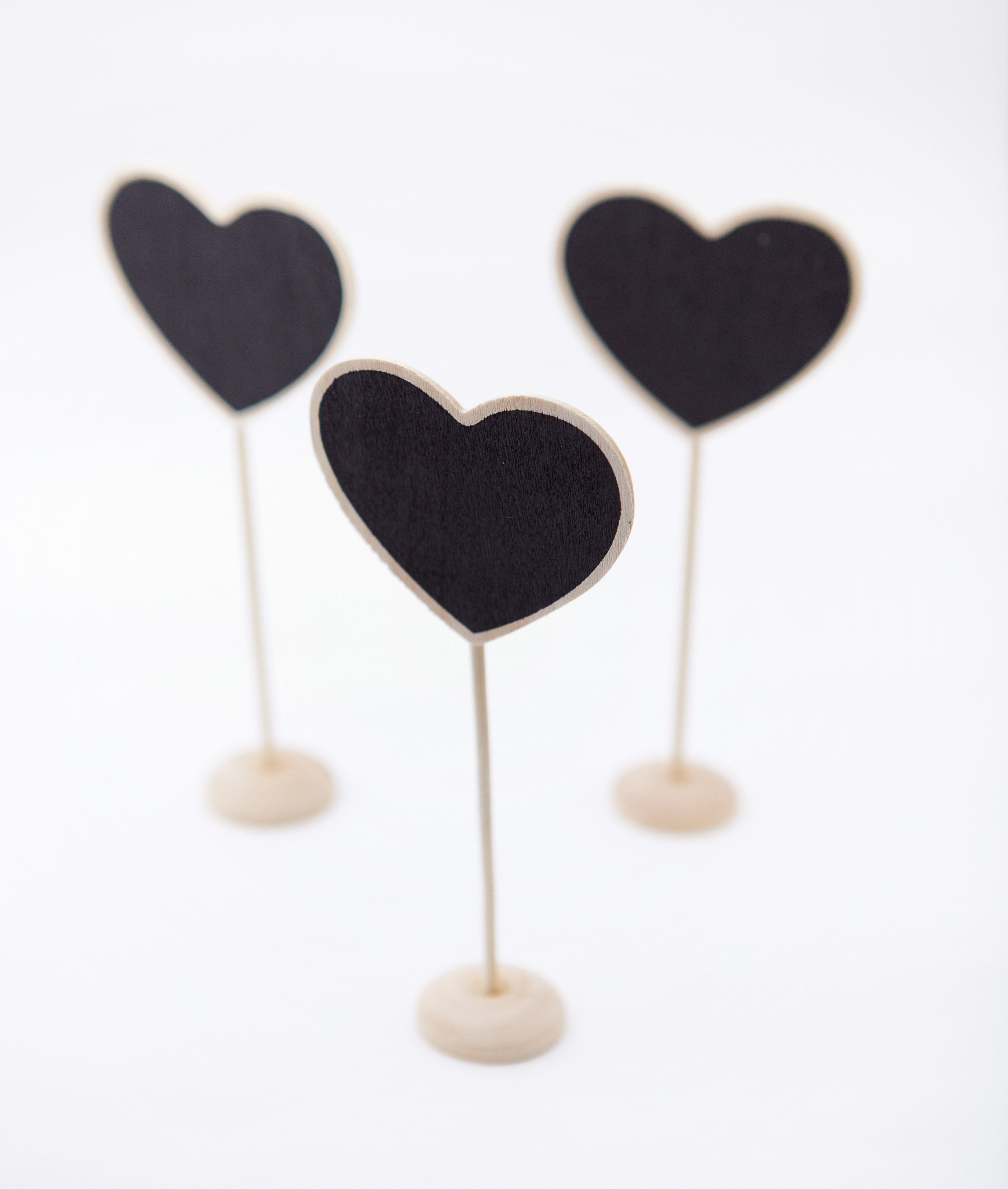 Mini Blackboard Heart on Stand
