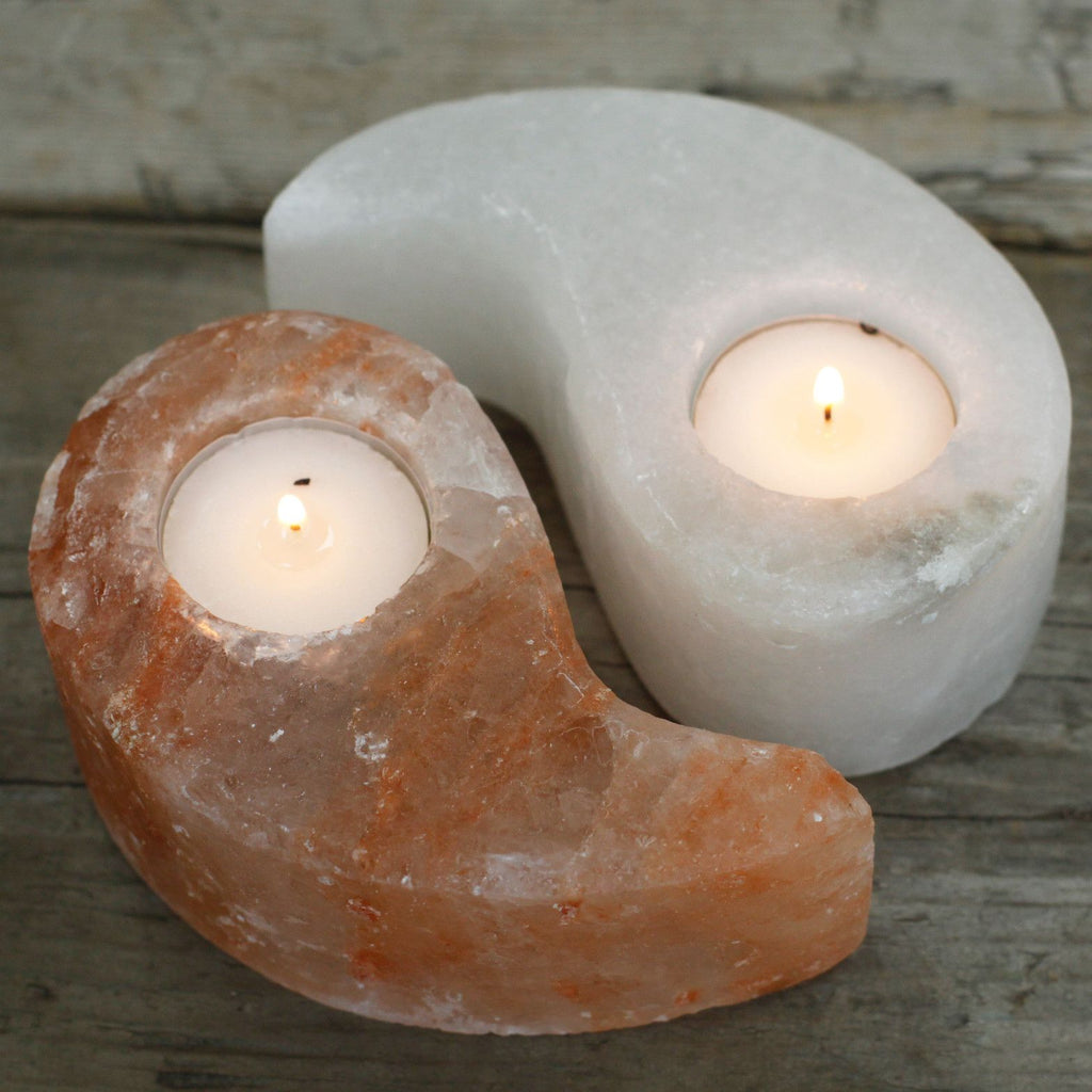 Crafted Candle Holder - Ying Yang Pair Polished