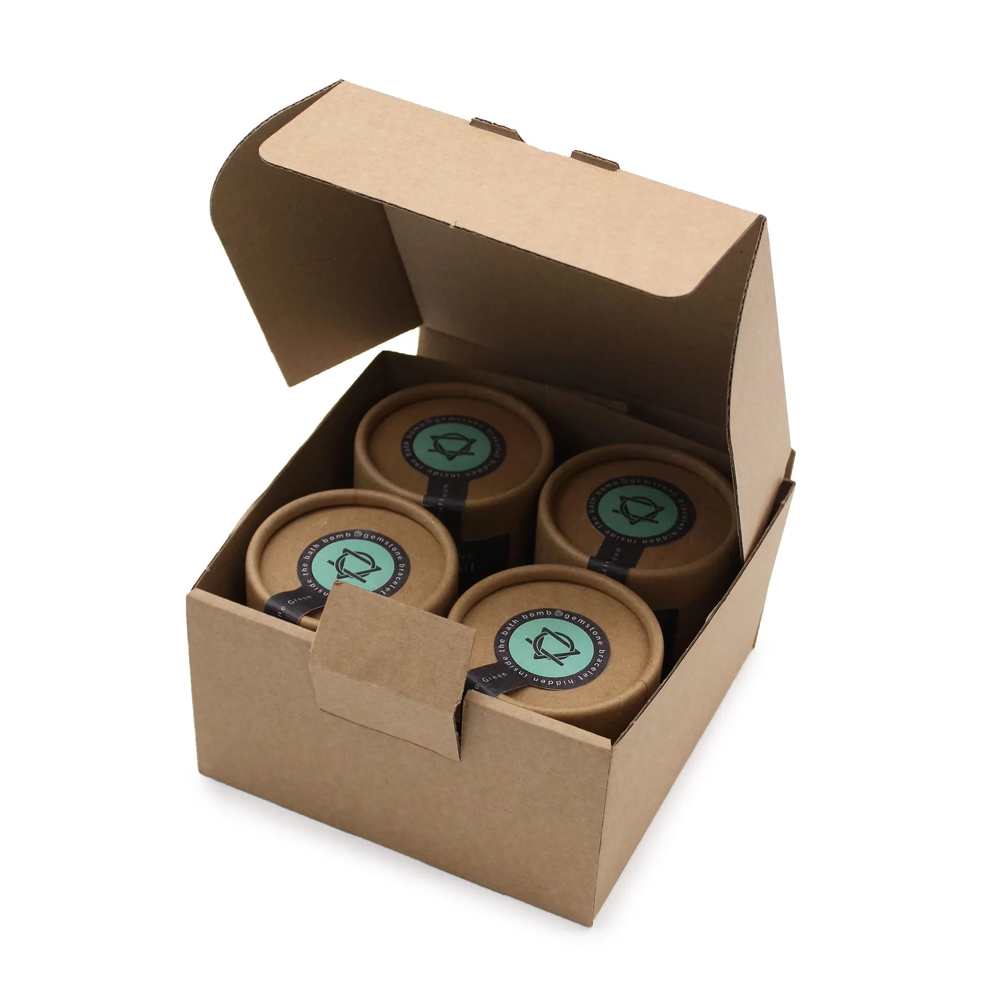 White Jasper Gem Bracelet Bath Bomb - Bobobiy