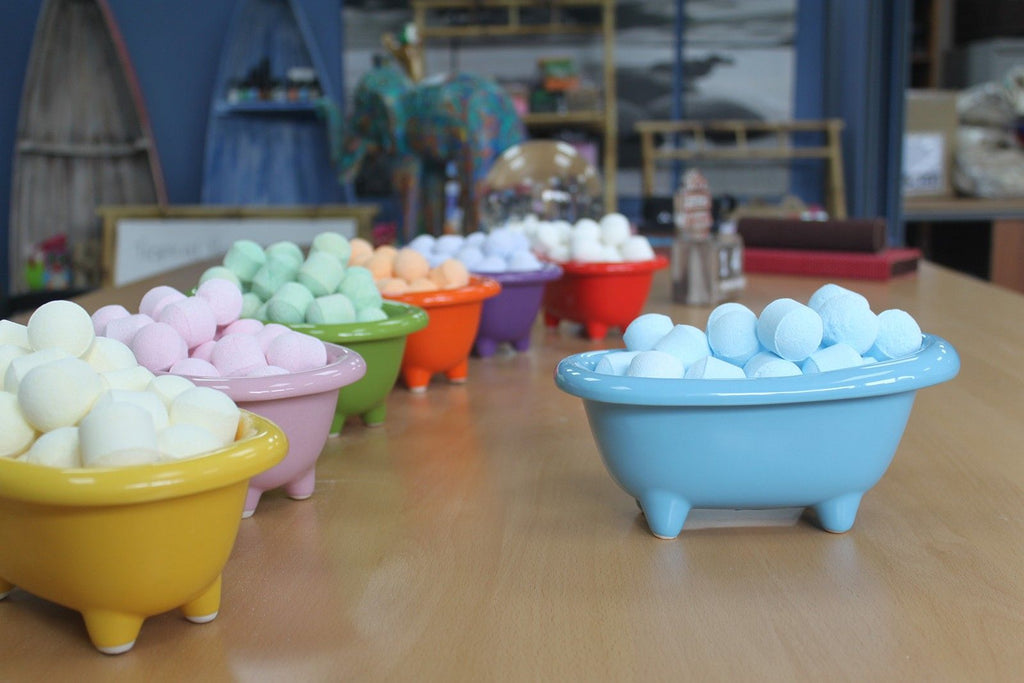 Ceramic Mini Bath - Baby Blue