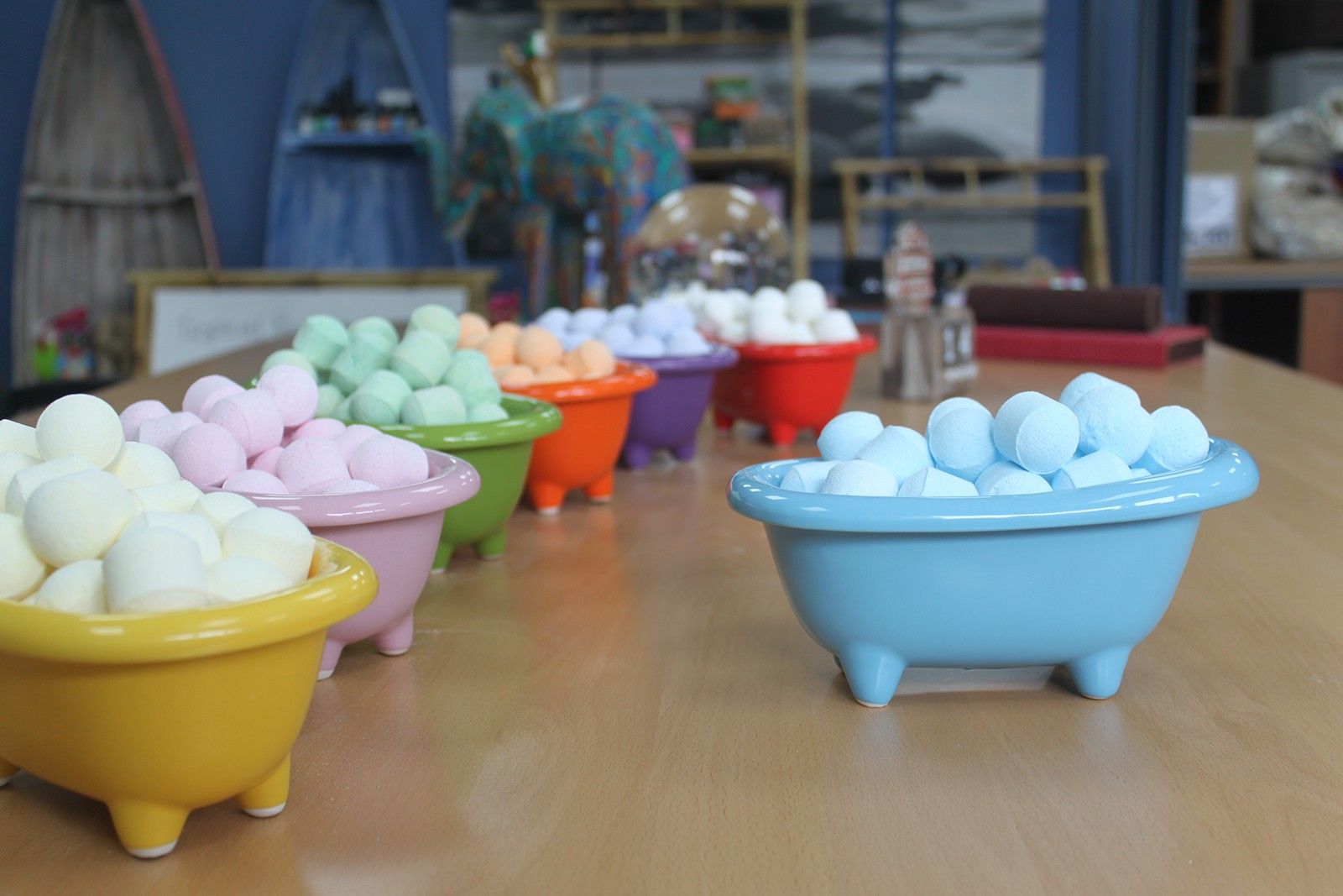 Ceramic Mini Bath - Baby Blue