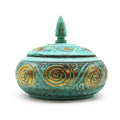 Turquoise Squat Sweet Jar - Bobobiy