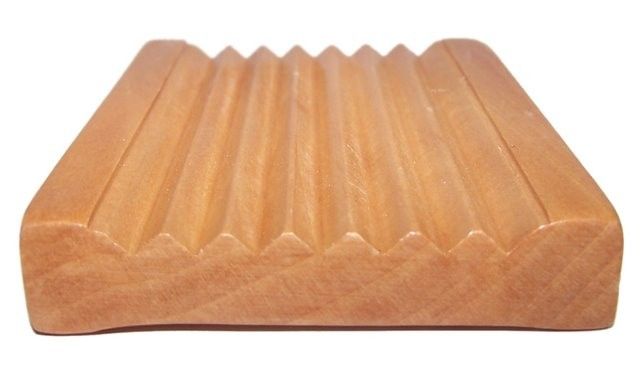 Hemu Wood Soap Dishes - Groovy