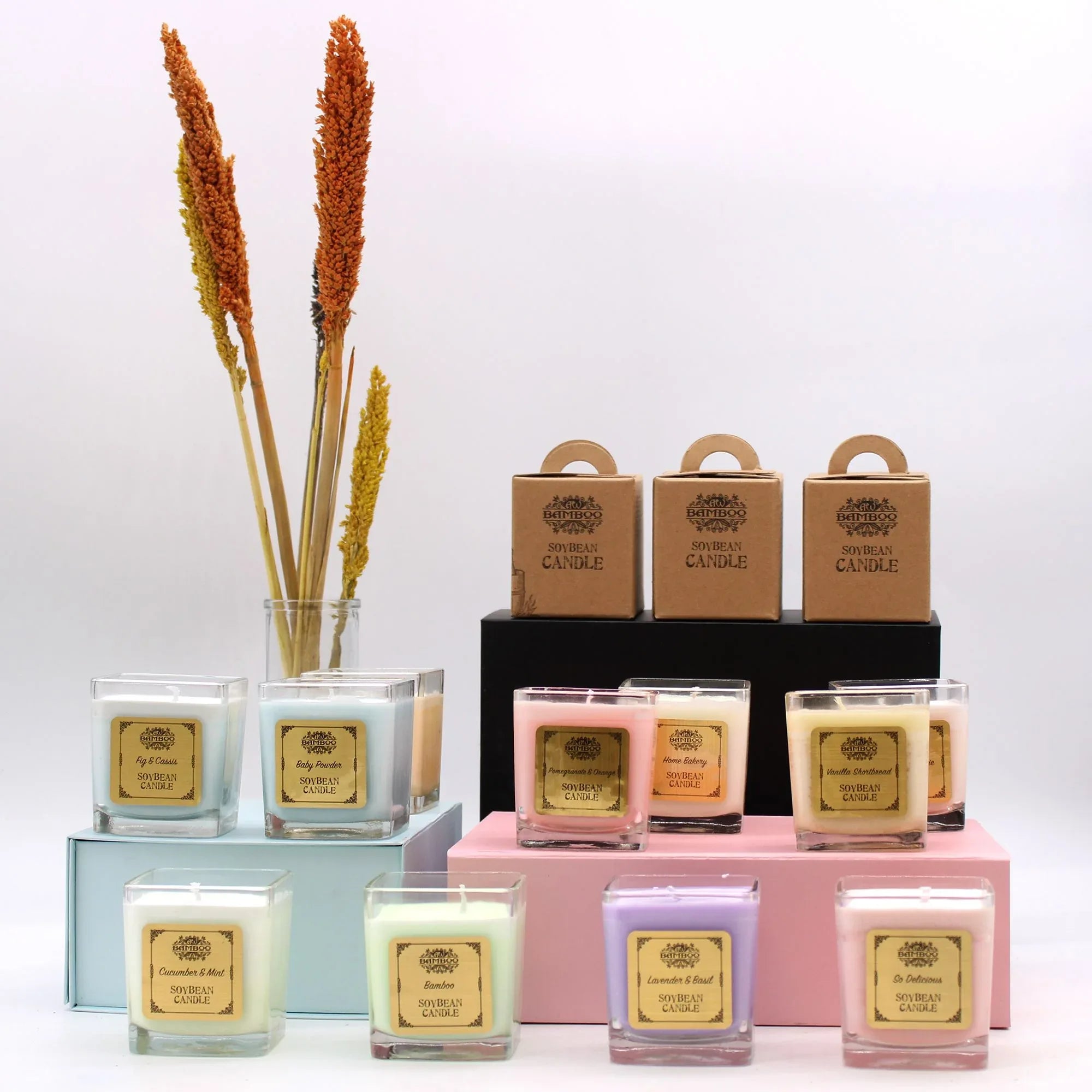 Soybean Jar Candles - Baby Powder - Bobobiy