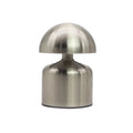 Touch Lamp - Dome Mushroom Silver - USB (C) - Rechargable (400 Watt) - Bobobiy