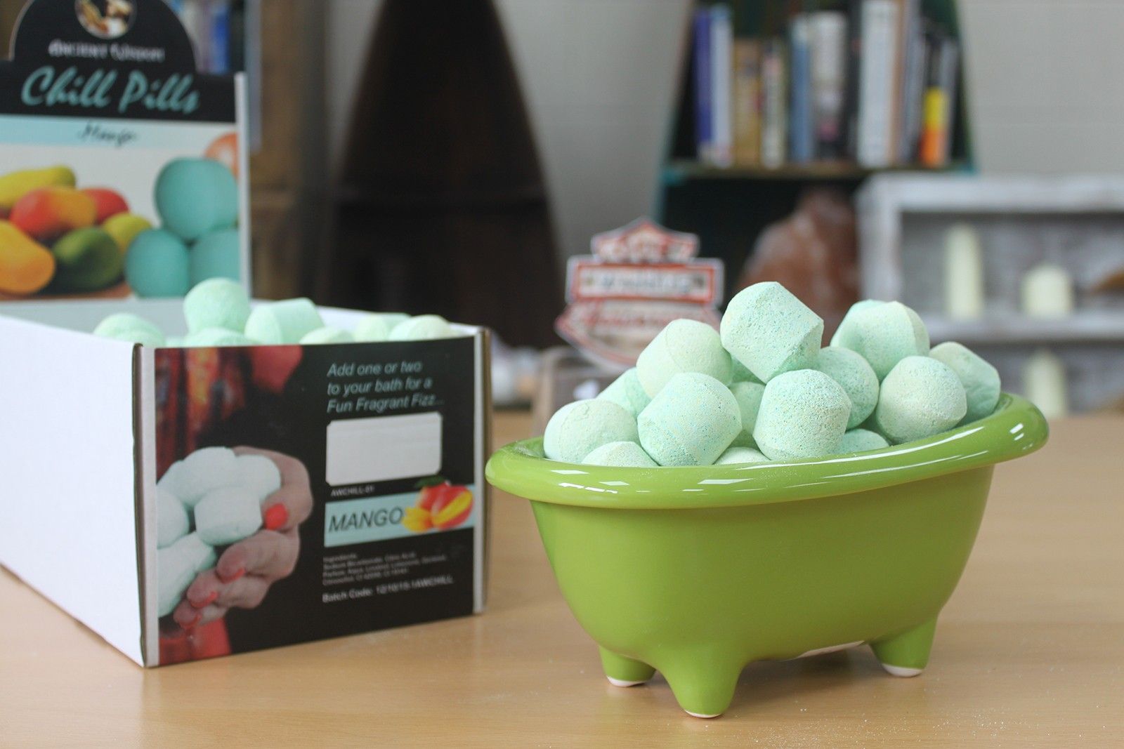 Ceramic Mini Bath - Green