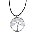 Tree of Life Pendant - Rose Quartz - Bobobiy