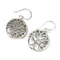 Tree of Life Silver Earrings 15mm - Mother of Pearl - Bobobiy