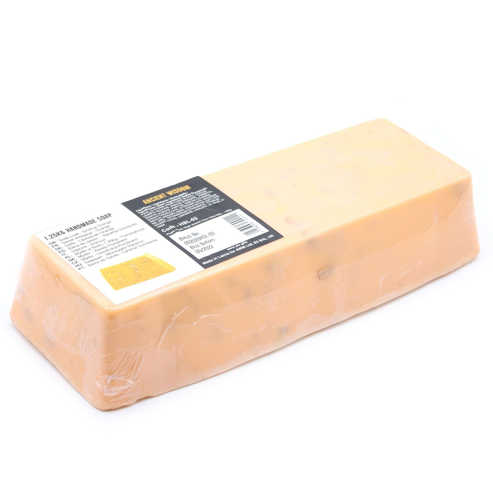 Handmade Soap Loaf 1.25kg - Raspberry