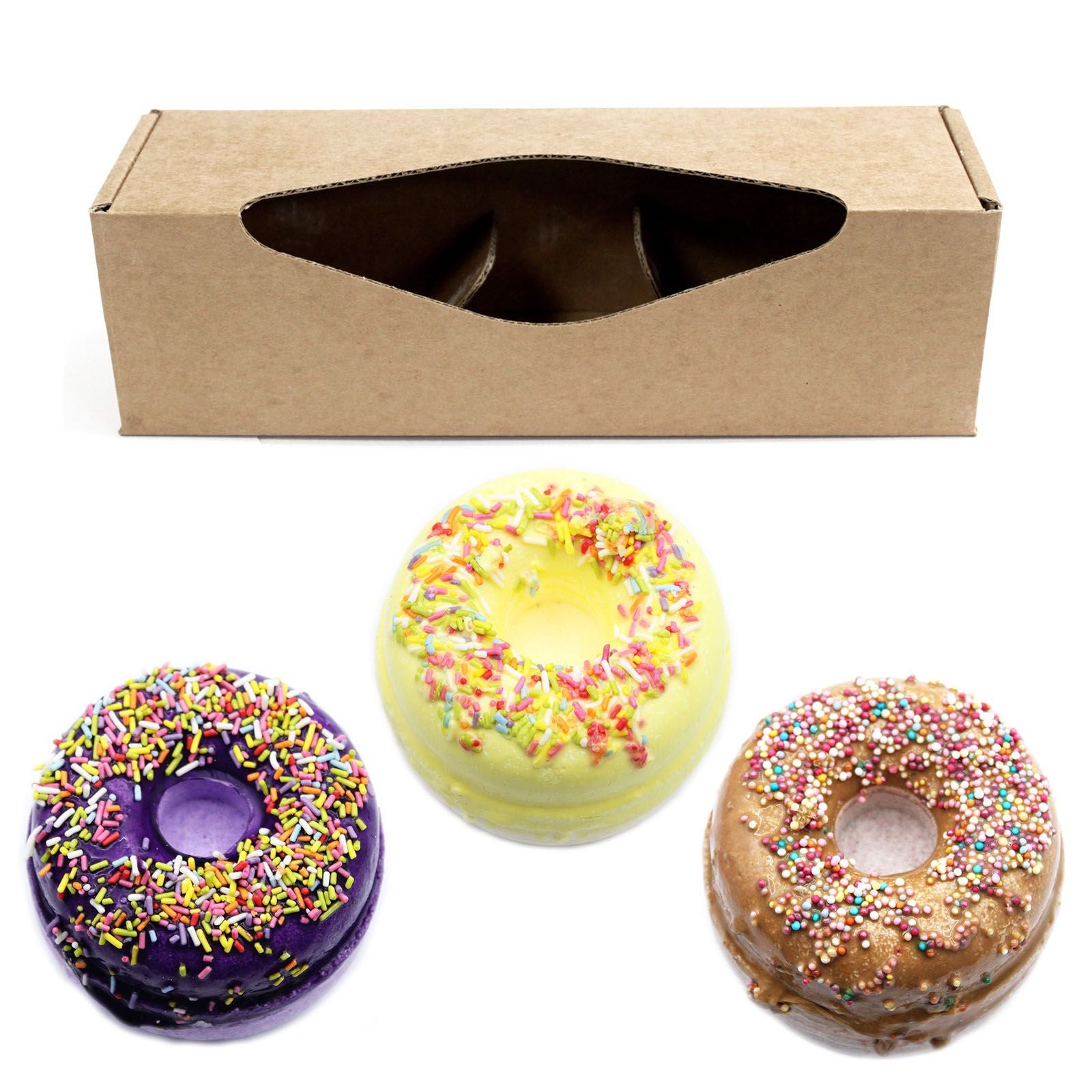 Set Of 3 Donut Bathbombs Gift Pack - Mix 2
