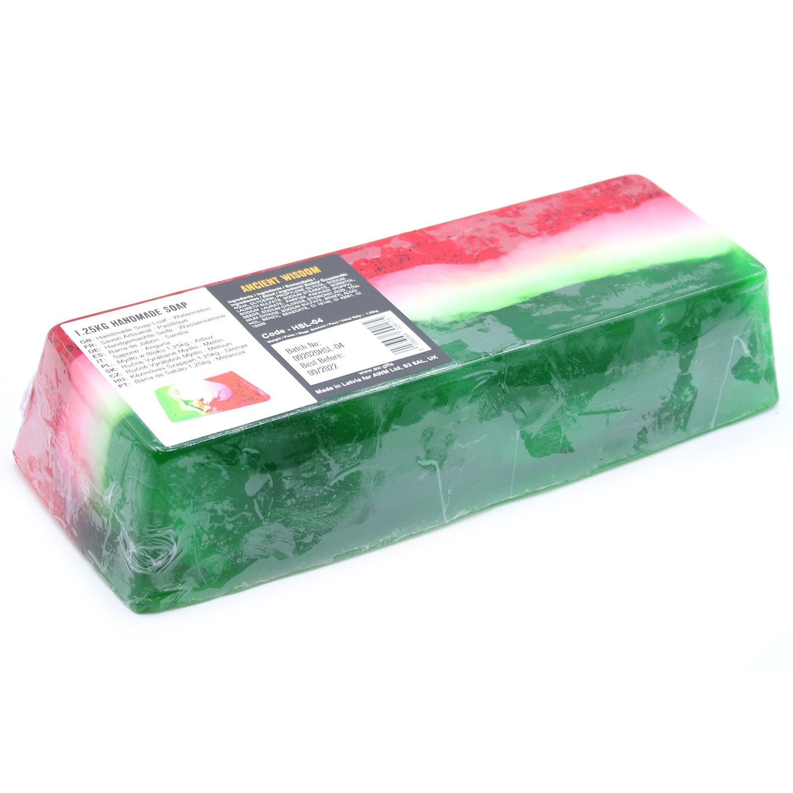 Handmade Soap Loaf 1.25kg - Honey