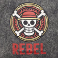 Nomad Sari Stonewashed Cotton T-Shirt - Rebel - Charcoal - Large