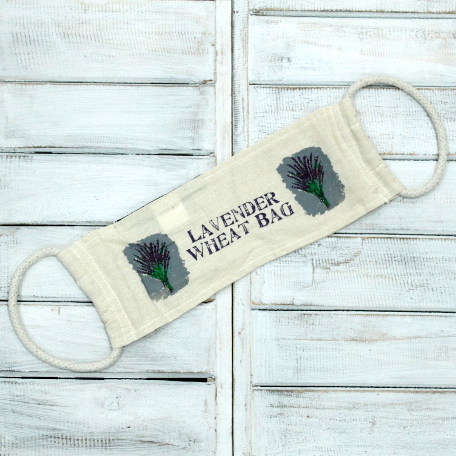 Cotton Wheat Bag with Rope Handles - Floral Patterns