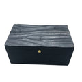 Vintage Deco - Multi Purpose Box - 22x12x10cm - Black Swirls - Bobobiy