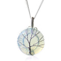 Tree of Life Gemstone Necklace - Opalite - Bobobiy
