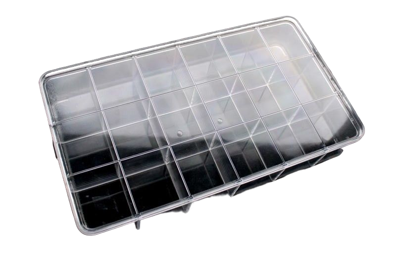 Crystal Compartment Box - 18 Box