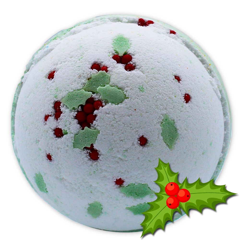 Bath Bomb - Holly Berry & Mistletoe