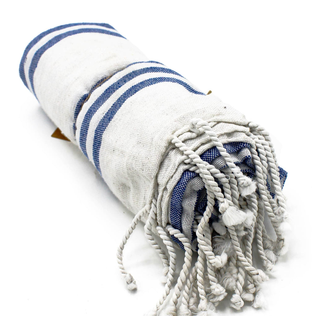 Hammam Spa Towel - Ocean Blue - 90x170cm