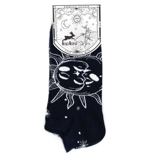 M/L Hop Hare Bamboo Socks Low (7.5-11.5) - Sun and Moon 