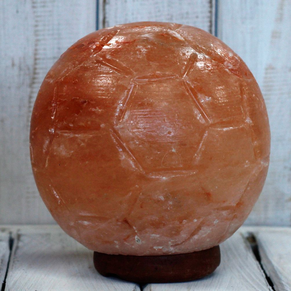 Crafted Salt lamp - Football