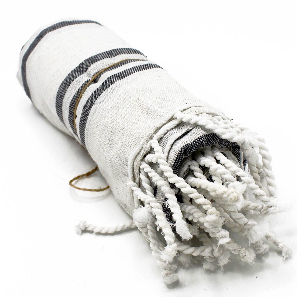 Hammam Spa Towel - Charcoal - 90x170cm