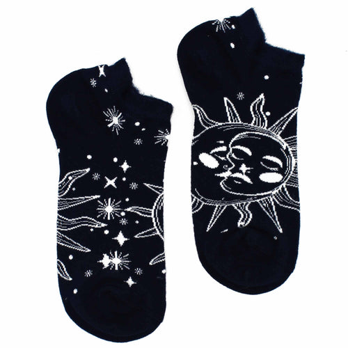 S/M Hop Hare Bamboo Socks Low (3.5-6.5) - Sun and Moon 