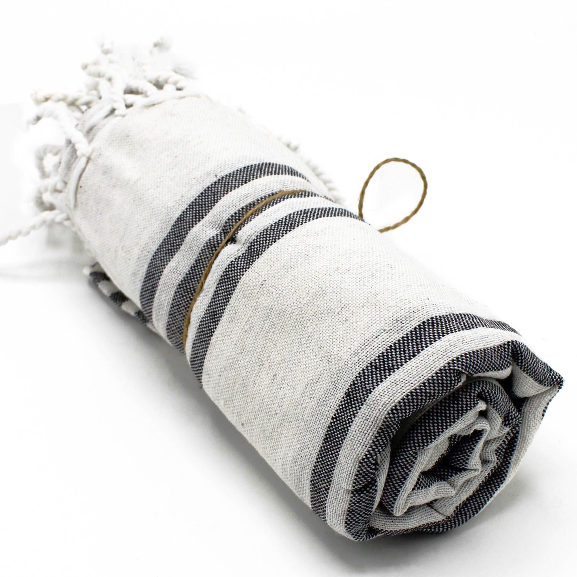 Hammam Spa Towel - Charcoal - 90x170cm