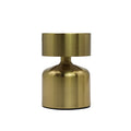 Touch Lamp - Flat Mushroom Bronze- USB (C) - Rechargable (400 Watt) - Bobobiy