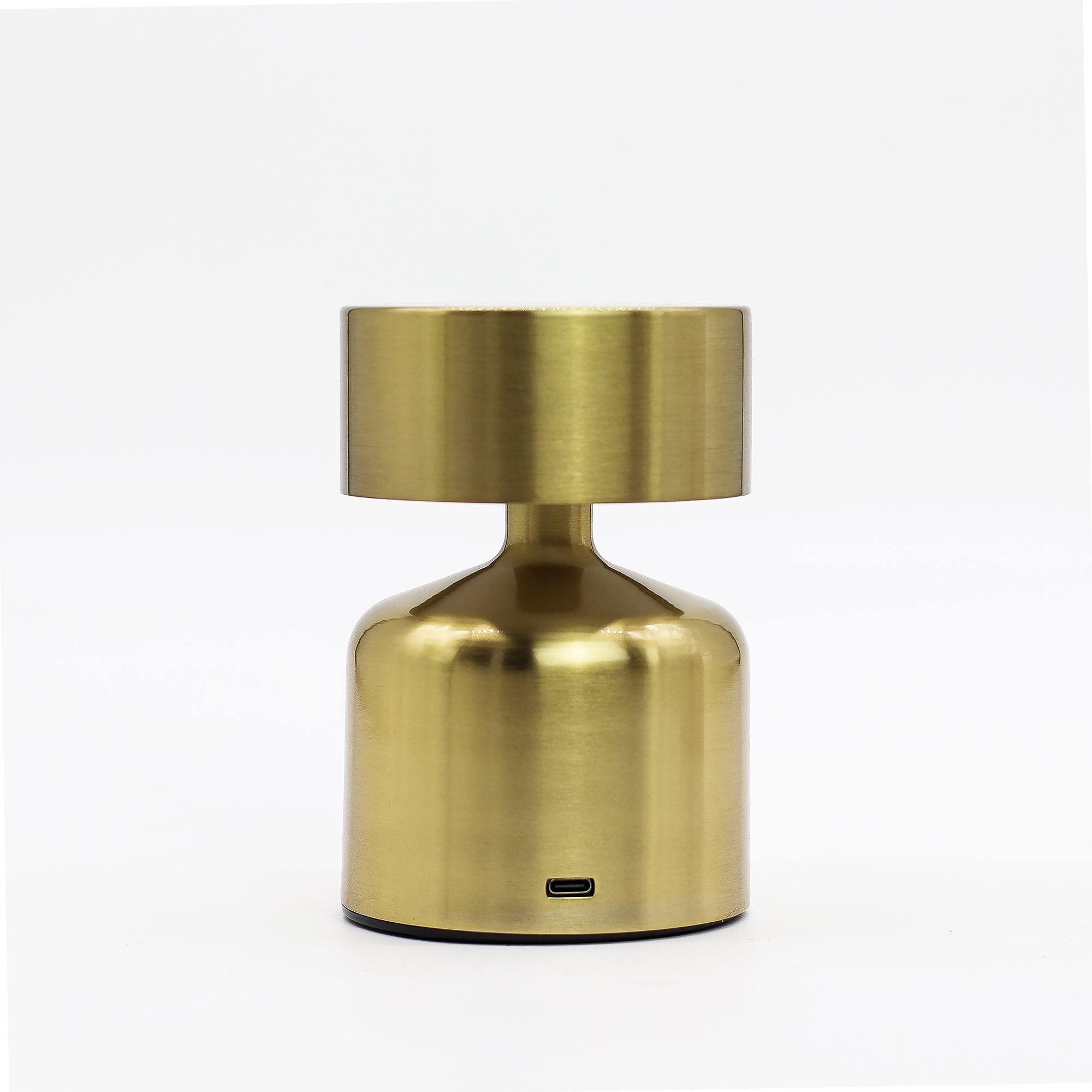 Touch Lamp - Flat Mushroom Bronze- USB (C) - Rechargable  (400 Watt)