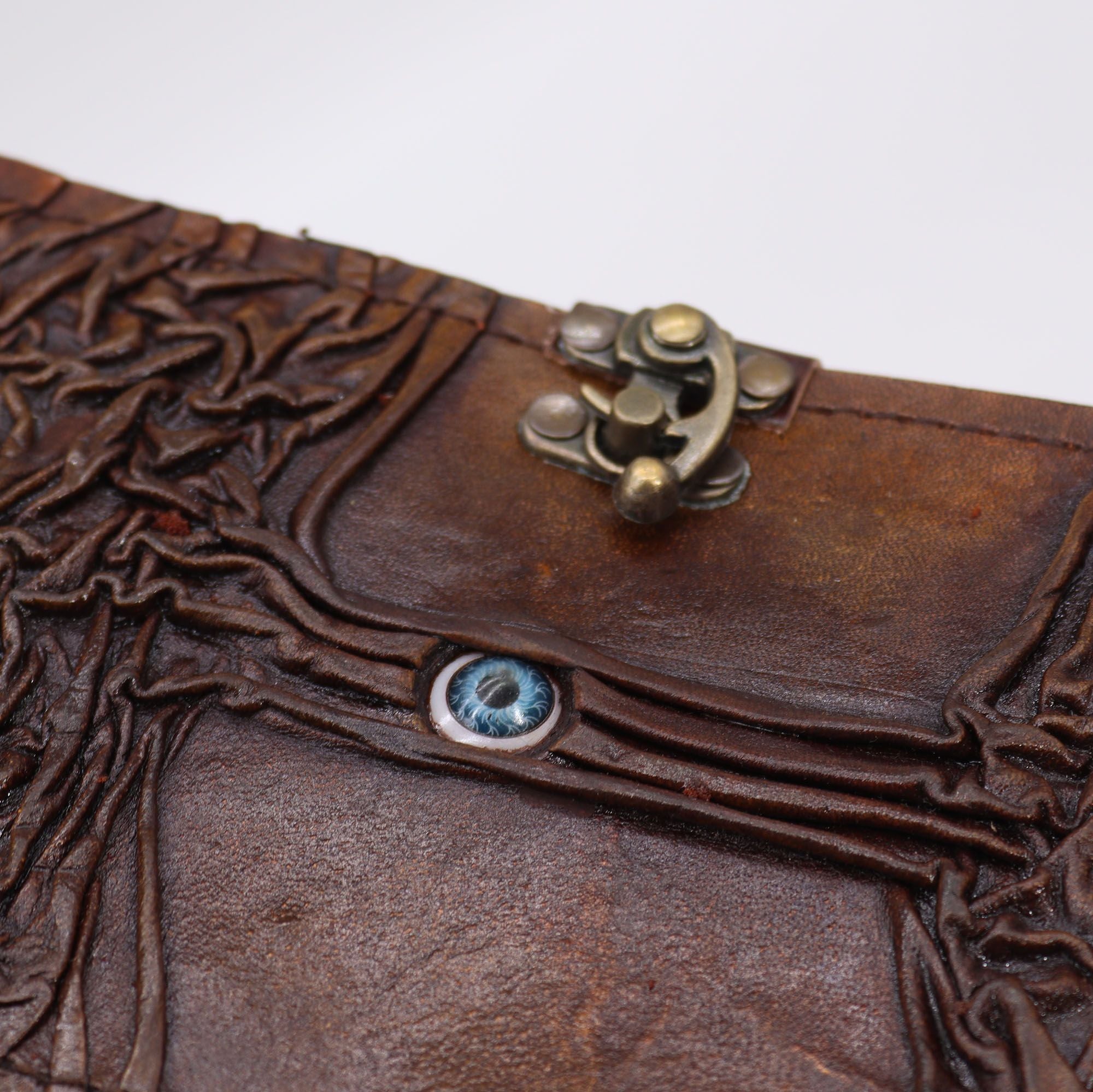 Black Tan Book - Eye Decor - 160 Deckle Edges Pages - 17x12.5cm