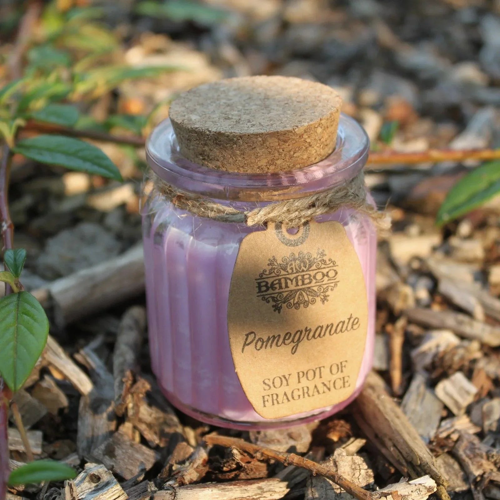 Pomegranate Soy Pot of Fragrance Candles - Bobobiy