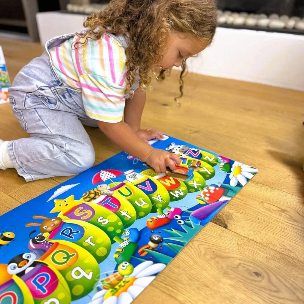 Long & Tall Puzzle ABC Caterpillar Letters