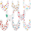 baby-bandana-dribble-bibs-cotton-pack-of-8-girls-207814 - Bobobiy