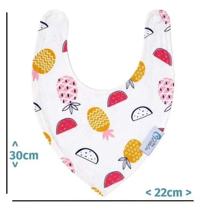 baby-bandana-dribble-bibs-cotton-pack-of-8-girls-212352 - Bobobiy