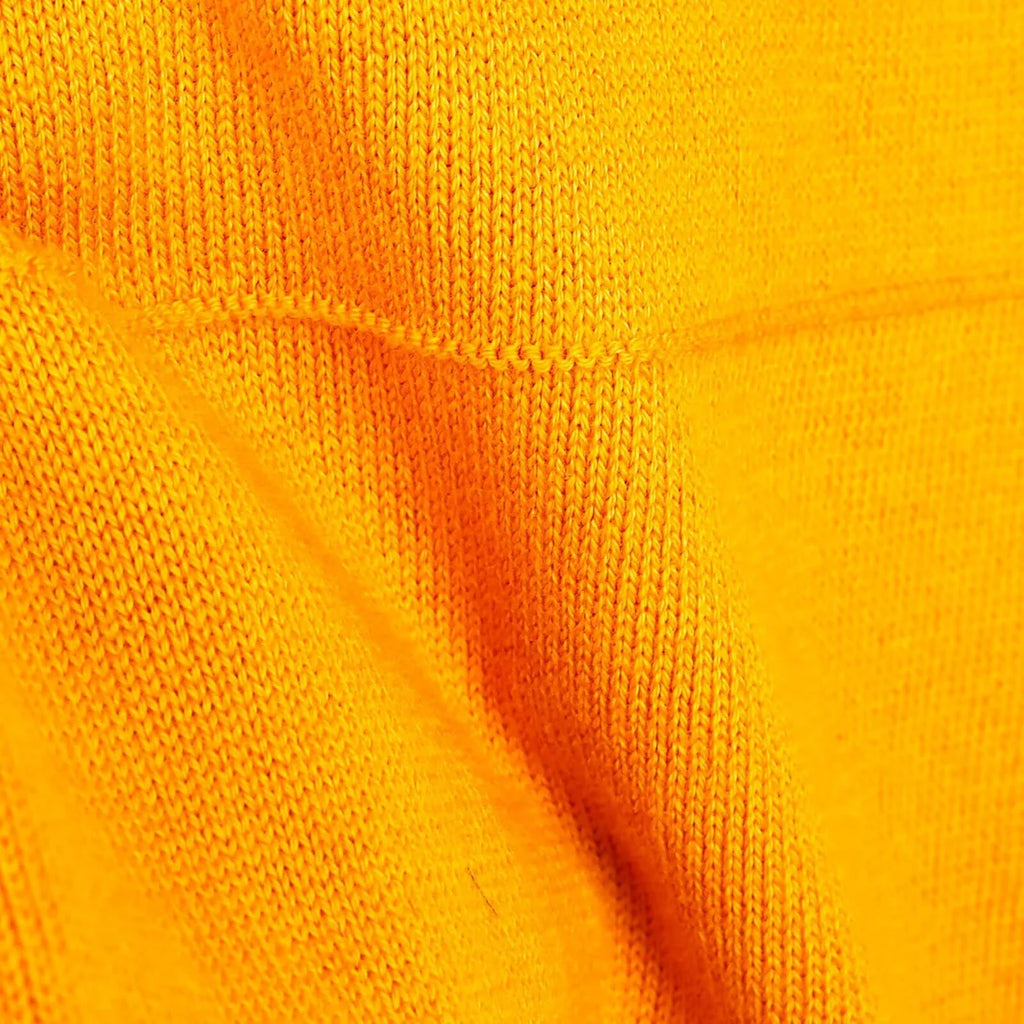 HelloBaby Newborn Knit Ruffled Jumpsuit - Mustard