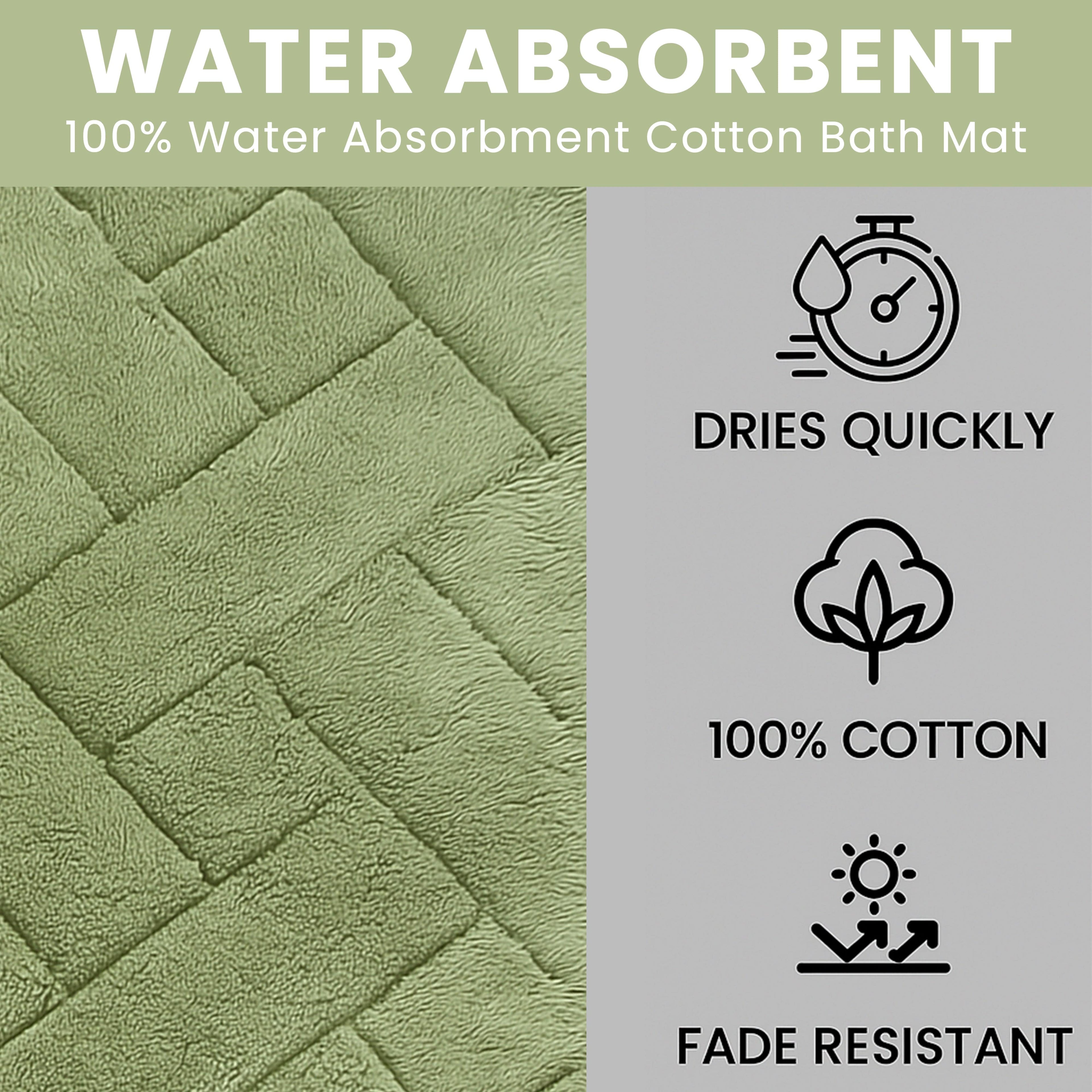 Bali Bath Mat & Pedestal Set Luxurious Super Absorbent Extra-Soft Cotton Mats for Bathroom Comfort and Style in Multiple Colours