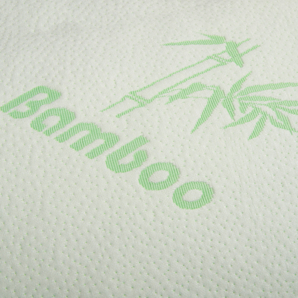 Bamboo Memory Foam Pillow Hypoallergenic Cooling Luxury Premium Fibre Filling for Superior Comfort and Support