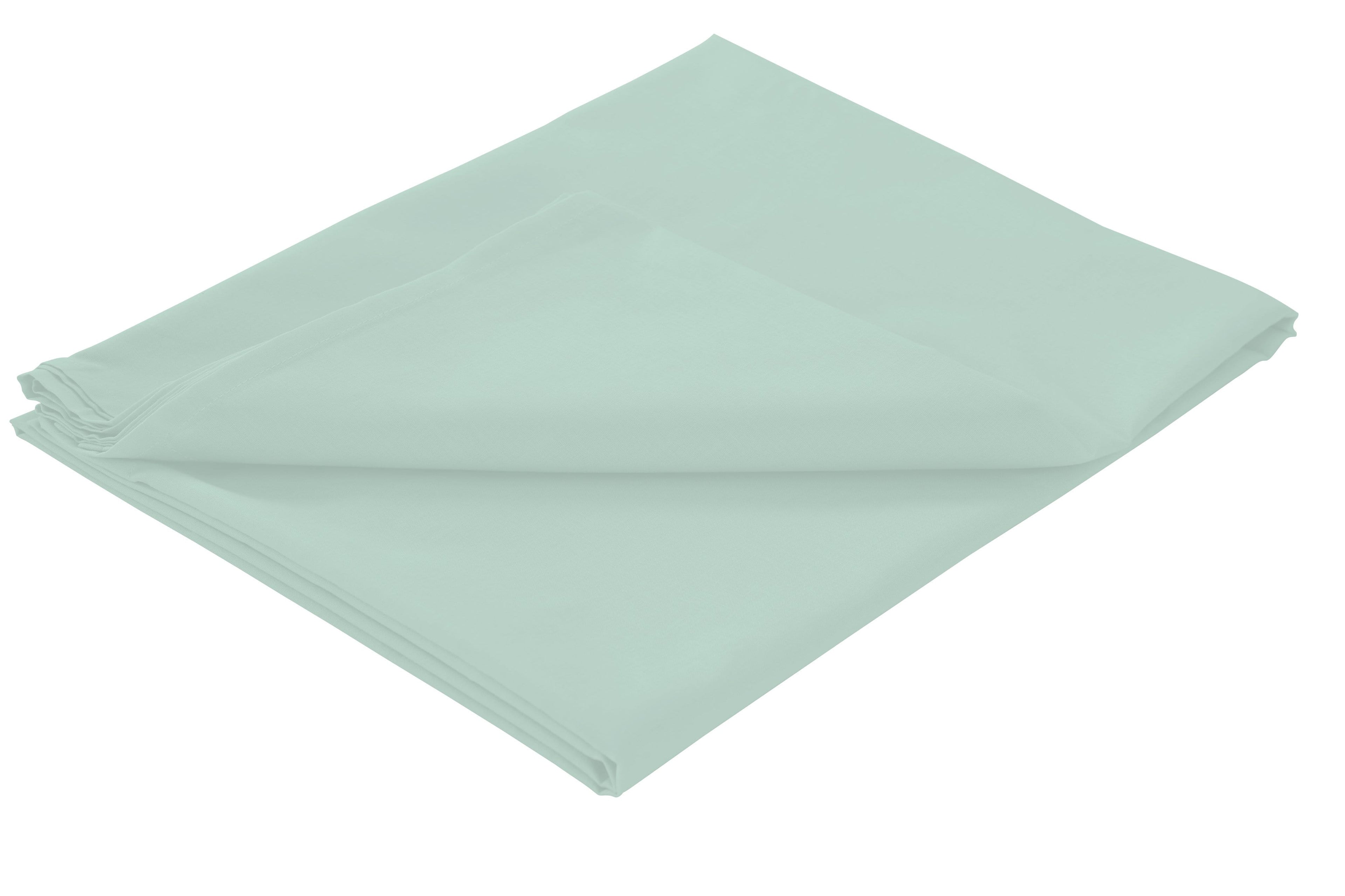 Basics Flat Sheet Luxurious Cotton Rich Super Soft Bedding in Multiple Sizes and Colours for Ultimate Comfort