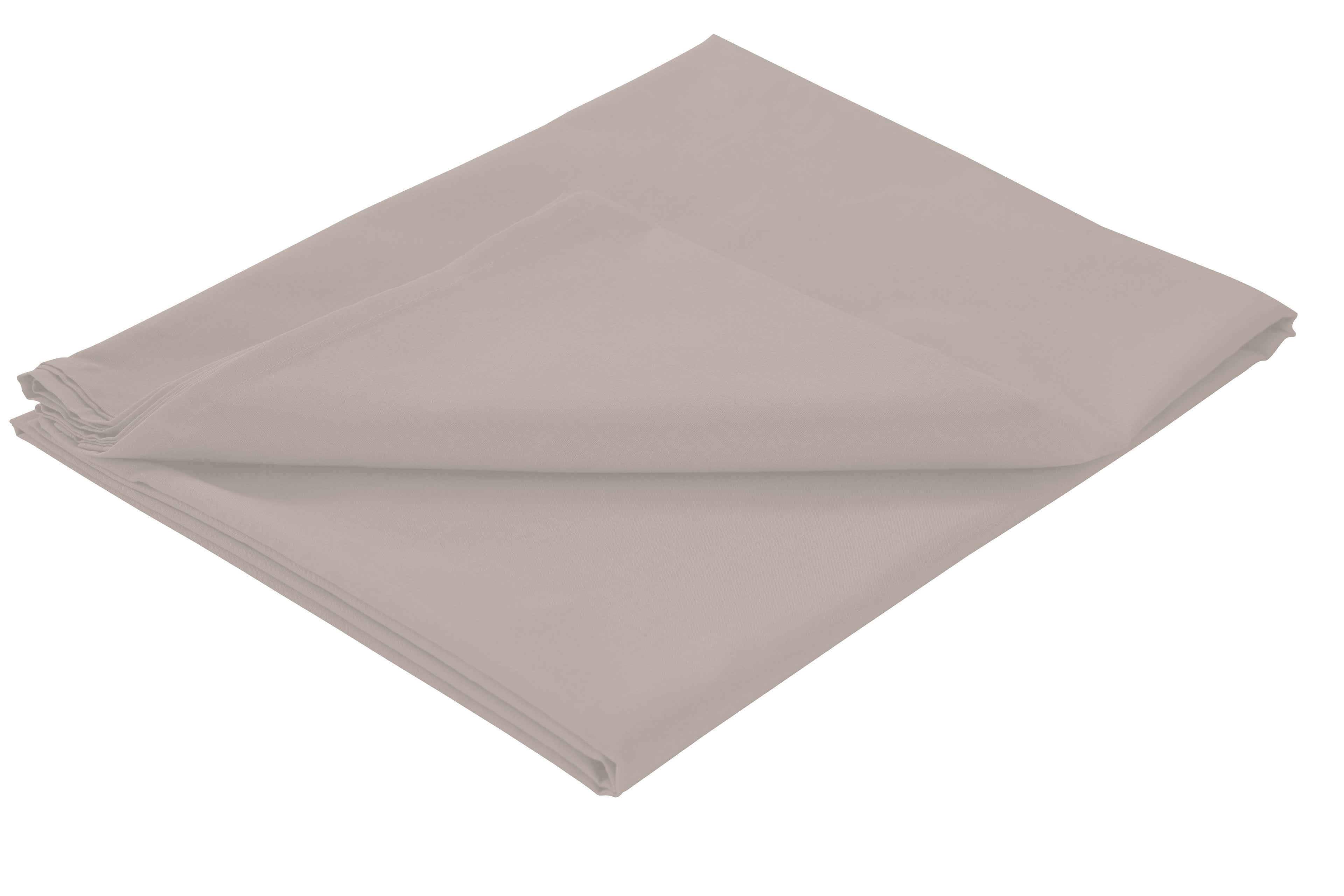 Basics Flat Sheet Luxurious Cotton Rich Super Soft Bedding in Multiple Sizes and Colours for Ultimate Comfort