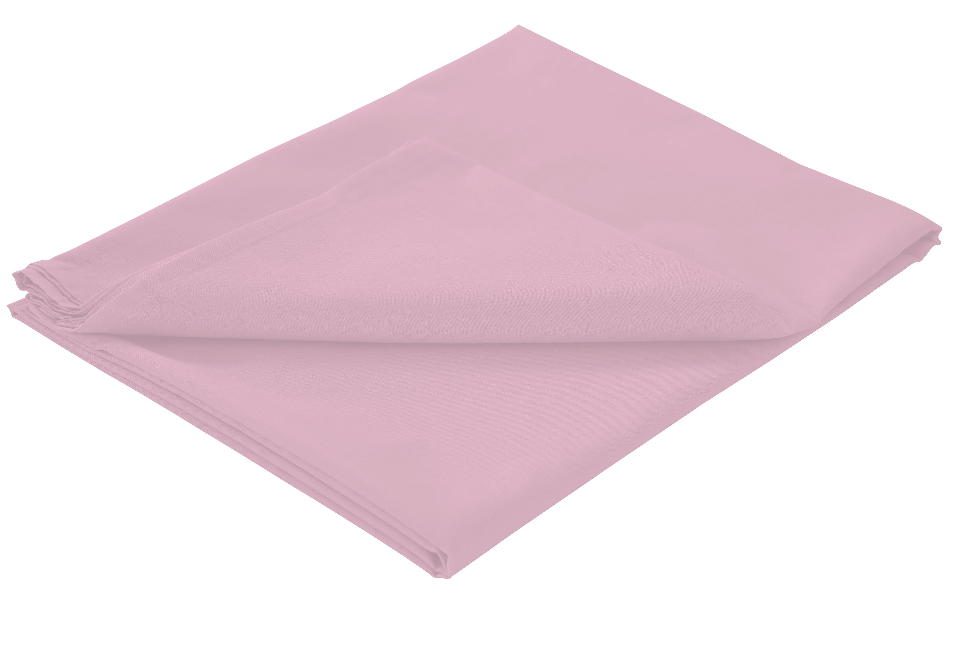 Basics Flat Sheet Luxurious Cotton Rich Super Soft Bedding in Multiple Sizes and Colours for Ultimate Comfort